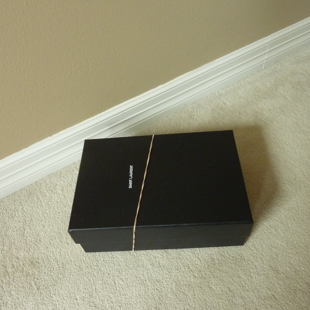 SAINT LAURENT Venus 100mm Patent Slingback High-heel Lady Pumps (Black) - NEW - Picture 11 of 14